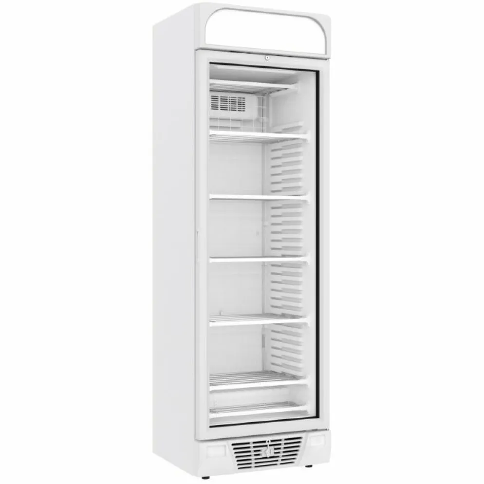 Glastür-Tiefkühlschrank 382 L, 640x670x2058mm