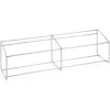 GN Behälterhalter 1/3, 68,5 x 17,5 cm, Für GN 1/3, 1/6 und 1/9, Chromnickelstahl