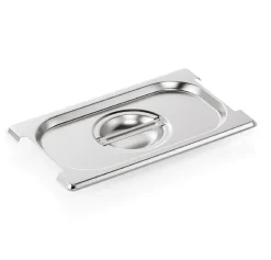GN Deckel GN CORE 1/4, mit Griffaussparung, Chromnickelstahl