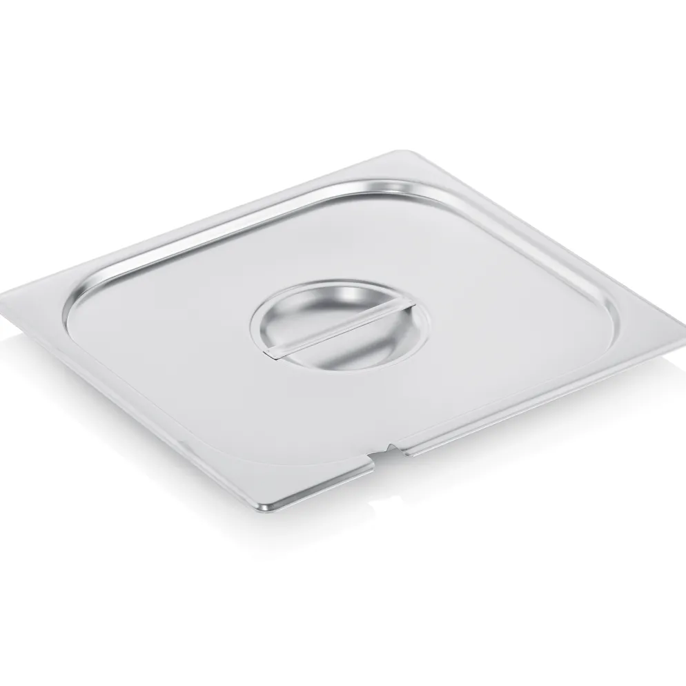 GN Deckel GN SELECT 2/3, mit Löffelaussparung, Chromnickelstahl 18/8