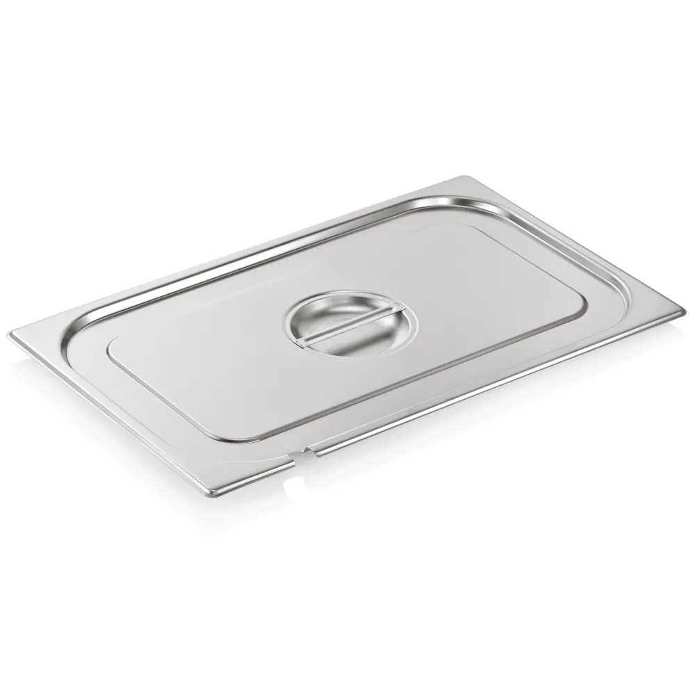 GN Deckel GN SELECT 1/1, mit Löffelaussparung, Chromnickelstahl 18/8