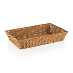 GN Korb 1/1 WEAVER PRO GN Körbe, beige, Polypropylen, Chromnickelstahl 18/10