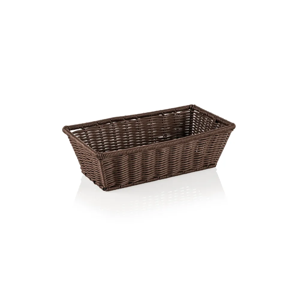 GN Korb 1/3 WEAVER PRO GN Körbe, braun, Polypropylen, Chromnickelstahl 18/10