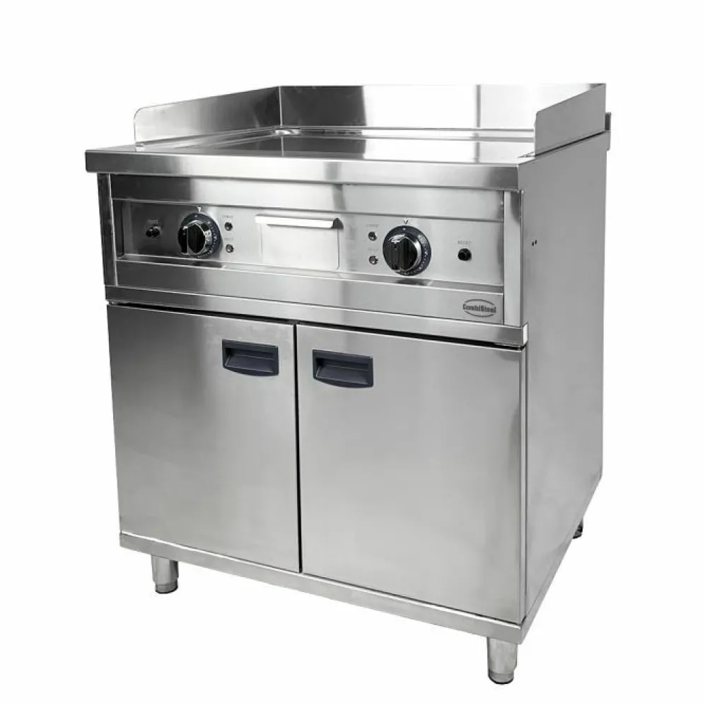 Grillplatte Chrom glatt Entry 700 Elektro, 800x700x980 mm