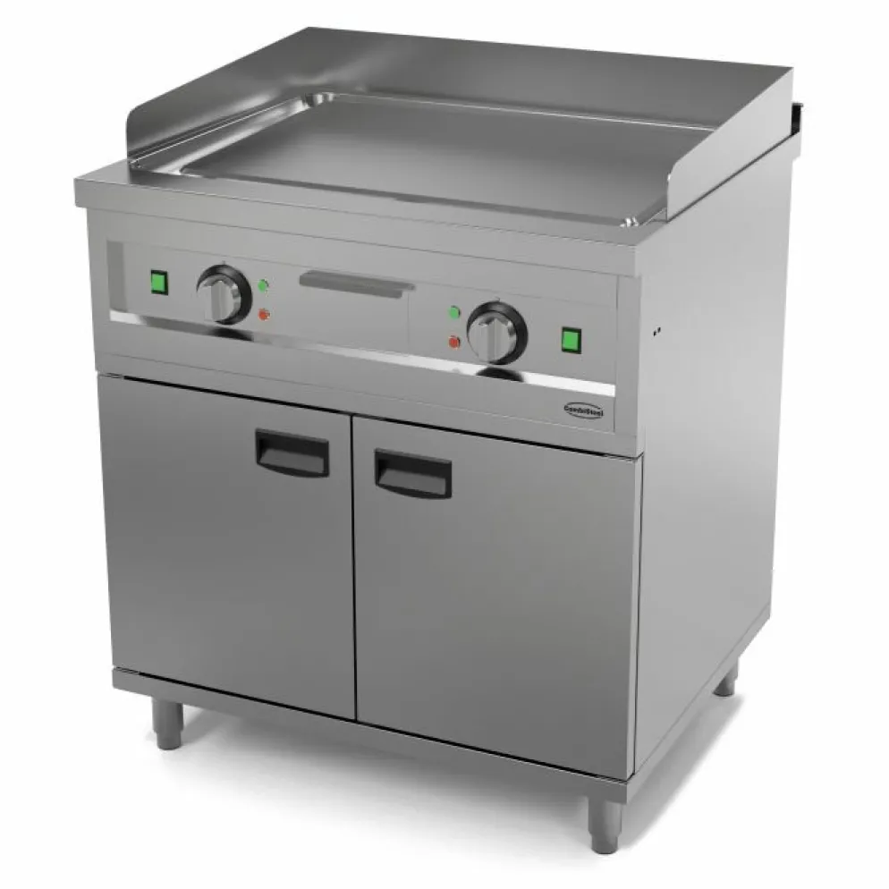Grillplatte Chrom glatt Entry 700 Elektro, 800x700x980 mm