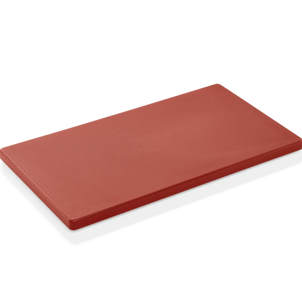 HACCP Schneidbrett HACCP CHOPPING BOARDS, 50 x 30 x 2 cm, rot, Polyethylen