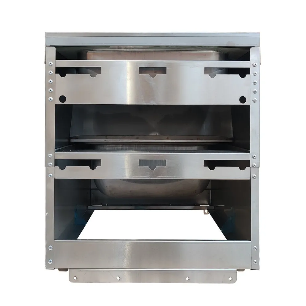 Handwasch-Ausgussbeckenkombination, Breite 500 mm Tiefe 700 mm