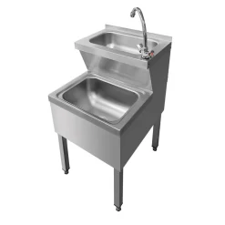 Handwasch-Ausgussbeckenkombination Breite 500 mm
