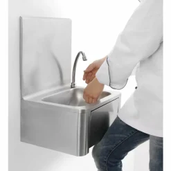 Handwaschbecken CS mit Knie-Bedienung, 400x330x570mm