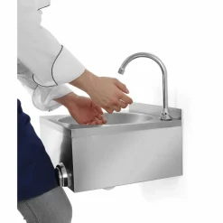 Handwaschbecken CS mit Knie Bedienung, 400x400x240mm