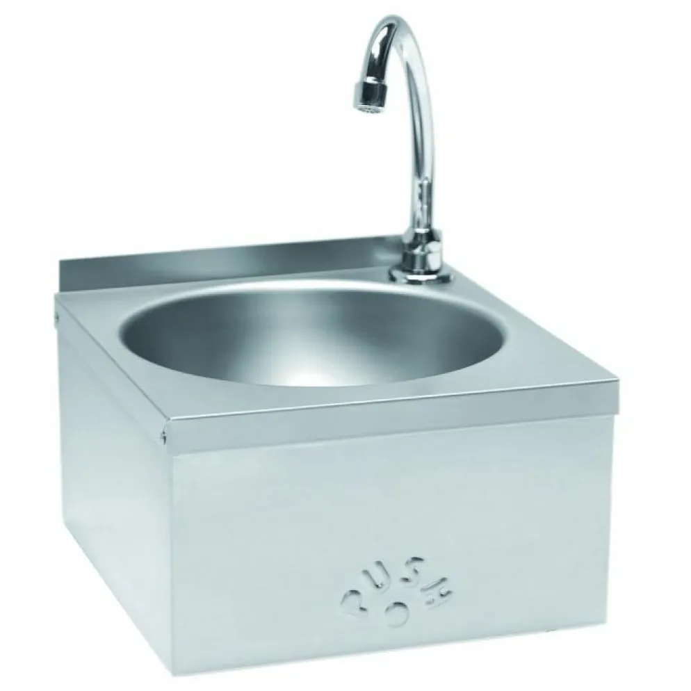 Handwaschbecken CS mit Knie-Bedienung, 300x315x197mm