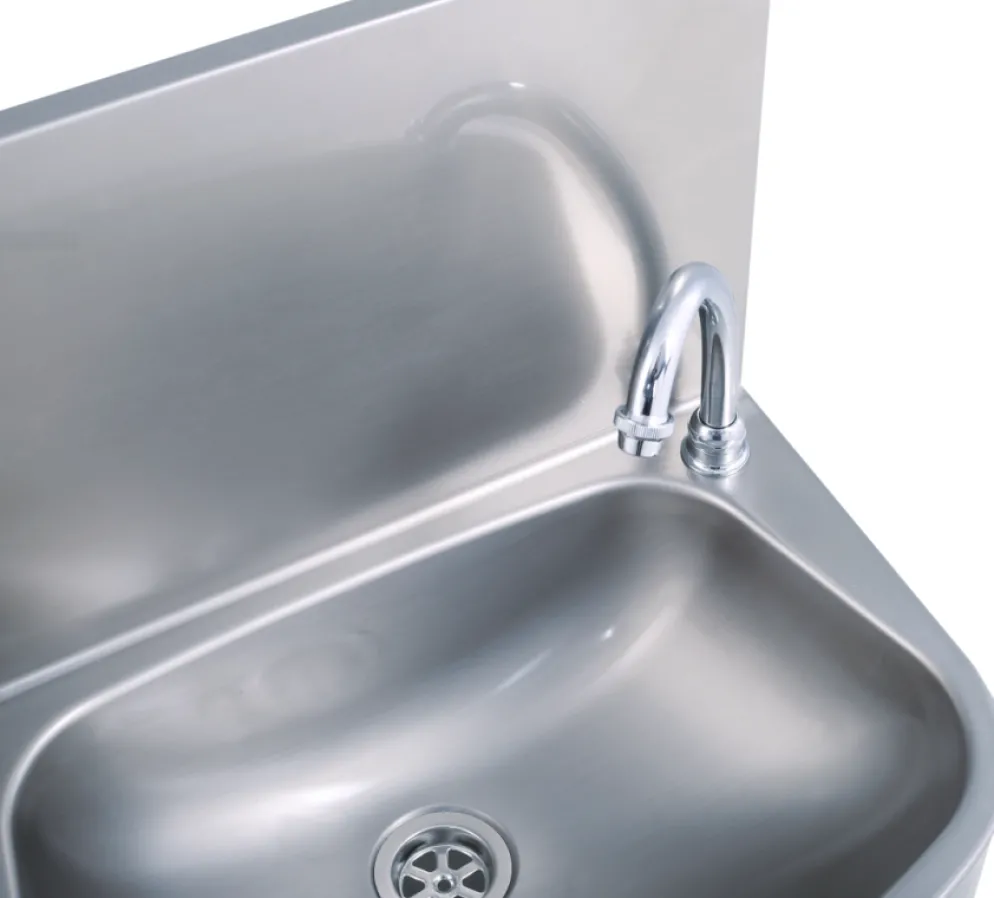 Handwaschbecken halbrunde Form BxTxH 48x35x52cm