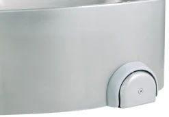 Handwaschbecken halbrunde Form BxTxH 48x35x22cm