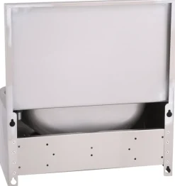 Handwaschbecken halbrunde Form BxTxH 48x35x22cm
