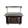 Heisses Buffet, Wärmebuffet mit Tablettrutsche für 3x GN1/1