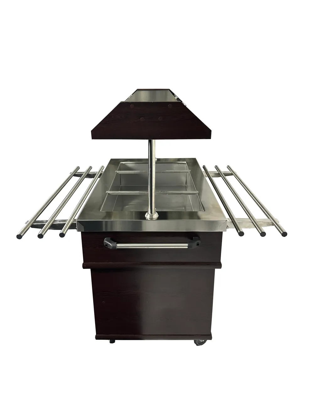 Heisses Buffet, Wärmebuffet mit Tablettrutsche für 3x GN1/1