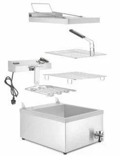 HENDI Donut Fritteuse 12L, 3500W