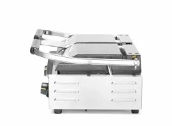 HENDI Doppel-Kontaktgrill links gerillt rechts Glatt, Breite 570mm