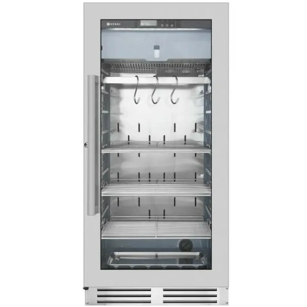 HENDI Fleischreifeschrank Edelstahl 233 L, UVC-Sterilisation