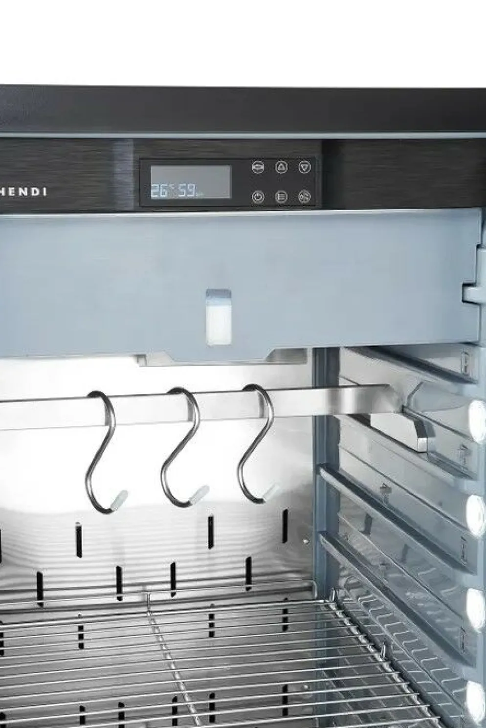 HENDI Fleischreifeschrank Edelstahl 233 L, UVC-Sterilisation