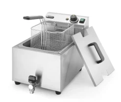 HENDI Friteuse Profi Line mit Ablasshahn 8L 3,5kW