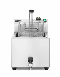 HENDI Fritteuse mit Ablasshahn 10L, 400V 6,6kW