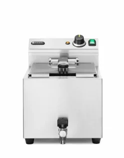 HENDI Fritteuse mit Ablasshahn 10L, 400V 6,6kW