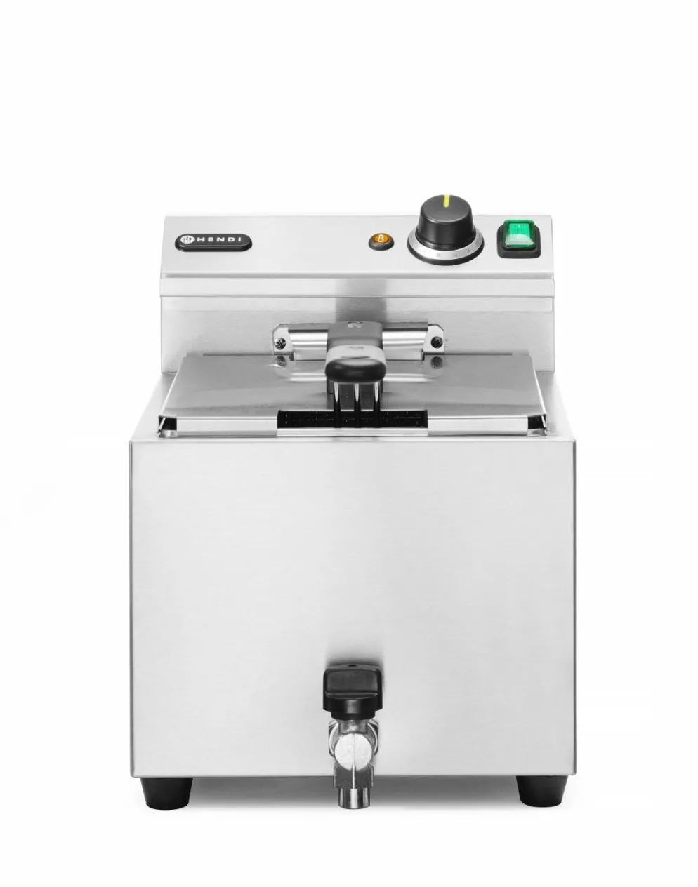 HENDI Fritteuse mit Ablasshahn 10L, 400V 6,6kW