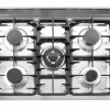 HENDI Gasherd 5 Brenner 14,3 kW, Elektrobackofen 2900W