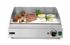 HENDI Grillplatte Profi Line Glatt 518x328mm, 2400W