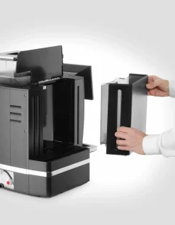 HENDI Kaffeevollautomat für 80 bis 100 Tassen, 6 L Wassertank, Touchscreen