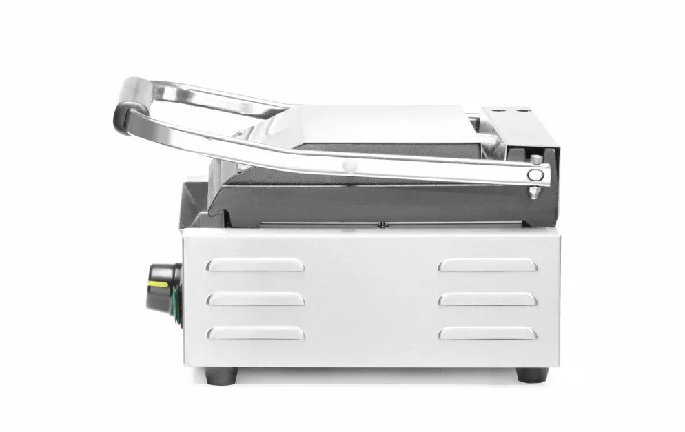 HENDI Kontaktgrill oben gerillt/unten glatt, Breite 310mm