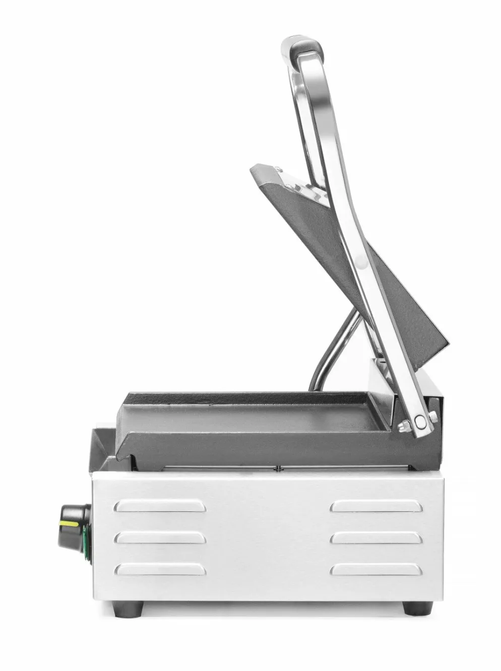 HENDI Kontaktgrill oben gerillt/unten glatt, Breite 310mm