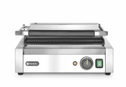HENDI Kontaktgrill Panini oben/unten gerillt, Breite 430mm