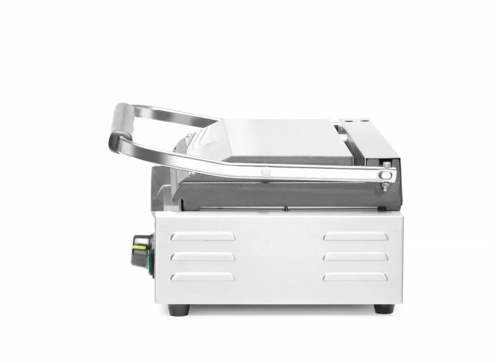 HENDI Kontaktgrill Panini oben gerillt, unten glatt, Breite 430mm
