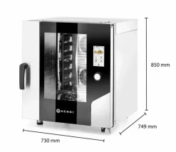 HENDI Konvektionsdampfgarer Touch 7x GN 1/1, 400 V