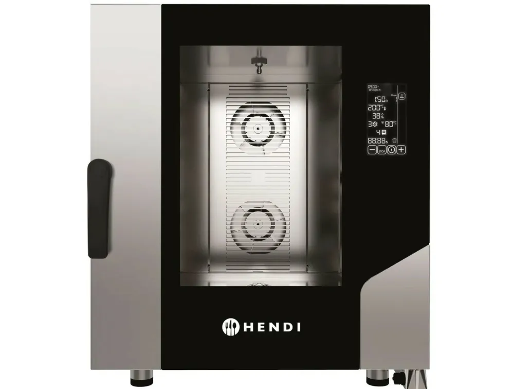 HENDI Konvektions-Dampfgarer CONTACT 7x GN 1/1, Touchscreen