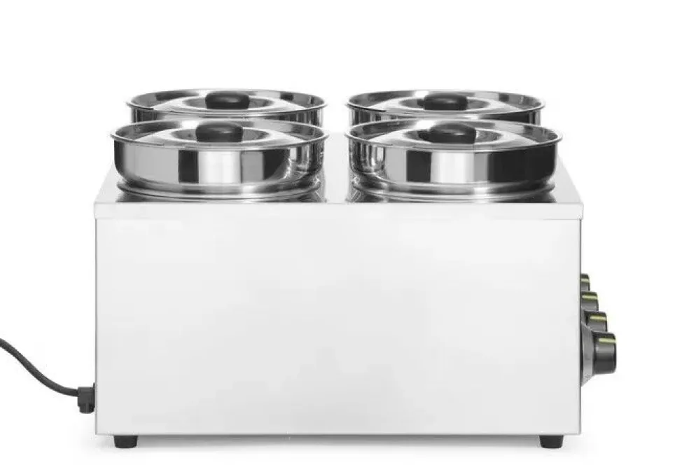 HENDI Suppentopf Thermosystem, vierfach 4x 4 Liter Edelstahl