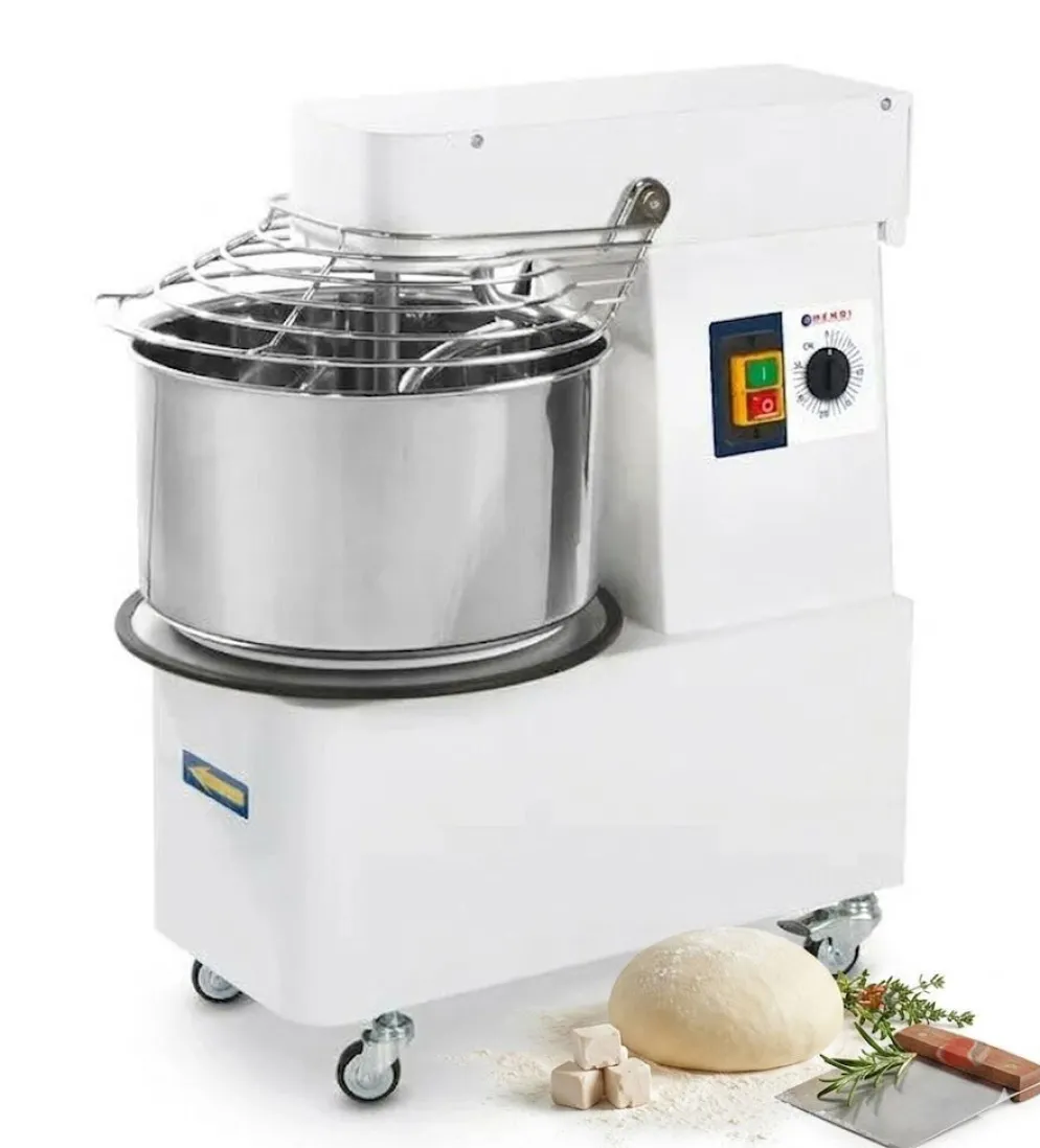 HENDI Teigmaschine Spiralmixer 10 L mit festem Kopf und Schüssel, Timer