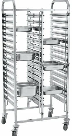 HENDI Transportwagen doppelt 30x GN 1/1, 740x550x1730mm