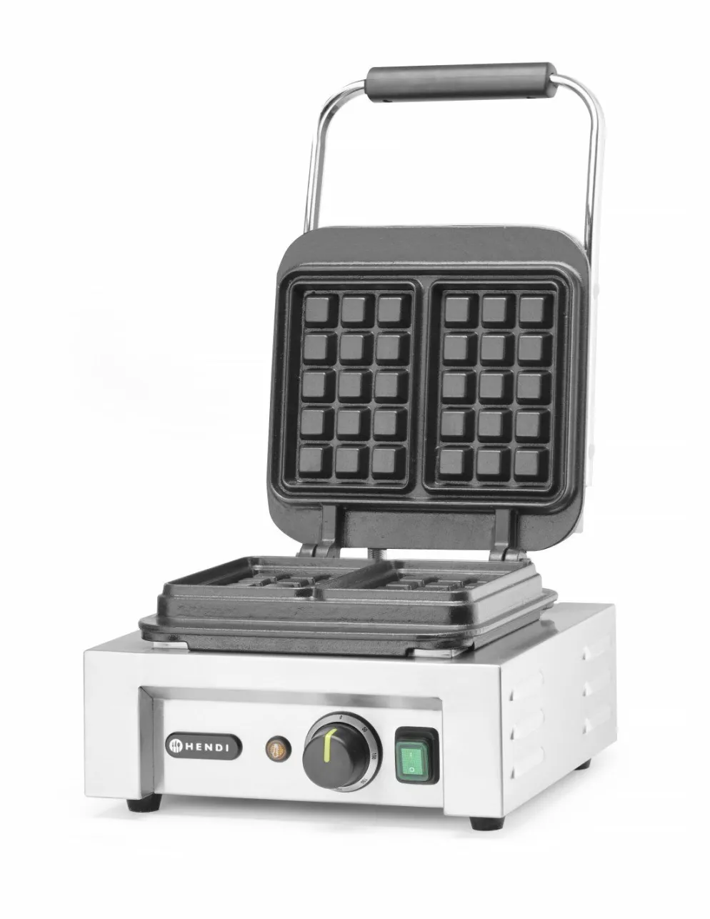 HENDI Waffeleisen Brüssel, zwei 3x5 rechteckige Muster