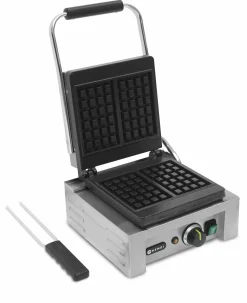 HENDI Waffeleisen Liège, zwei 4x6 rechteckige Muster