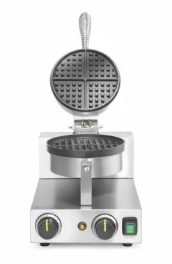 HENDI Waffeleisen rund ø 190 mm, bis zu 20 Waffeln/ Std.