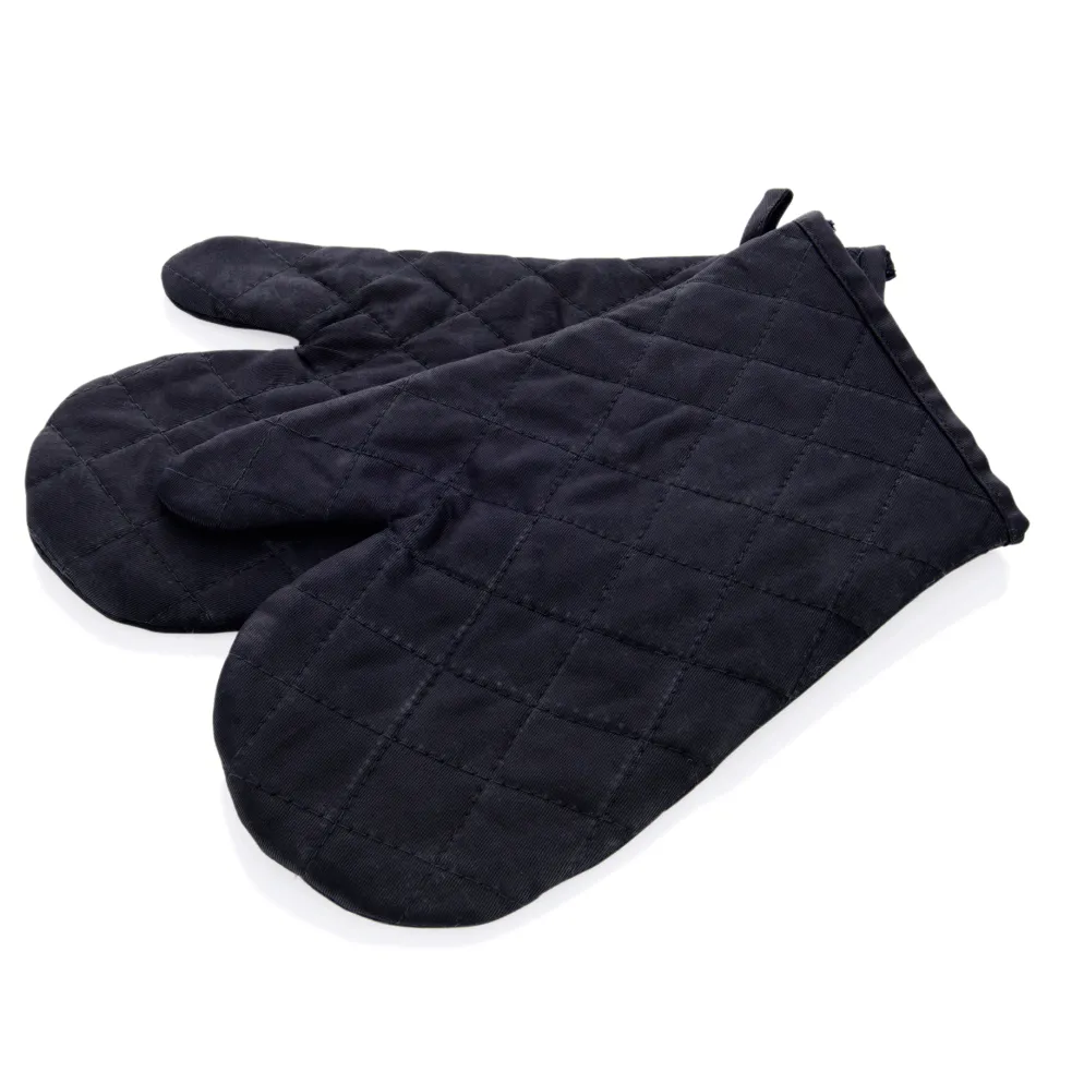 Hitzefausthandschuhe Paar, 32 cm, Baumwolle, Polyesterfaserstoff
