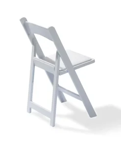 Hochzeit Klappstuhl polypropylen weiß, 45x45x78cm