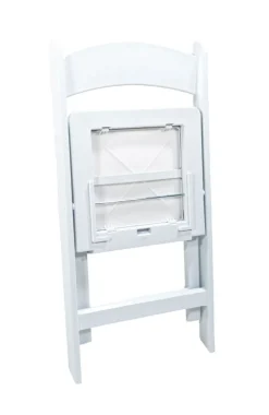 Hochzeit Klappstuhl polypropylen weiß, 45x45x78cm