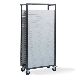 Hochzeitsstuhl Transportwagen für 30 Stühle, Hammerschlag, 93x47x195cm
