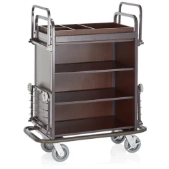 Hotel Zimmerservicewagen HEIDI, 146x50x120cm, 2 x 70 Liter