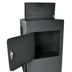 Hotel Zimmerservicewagen HEIDI, schwarz 93x50,5x117cm