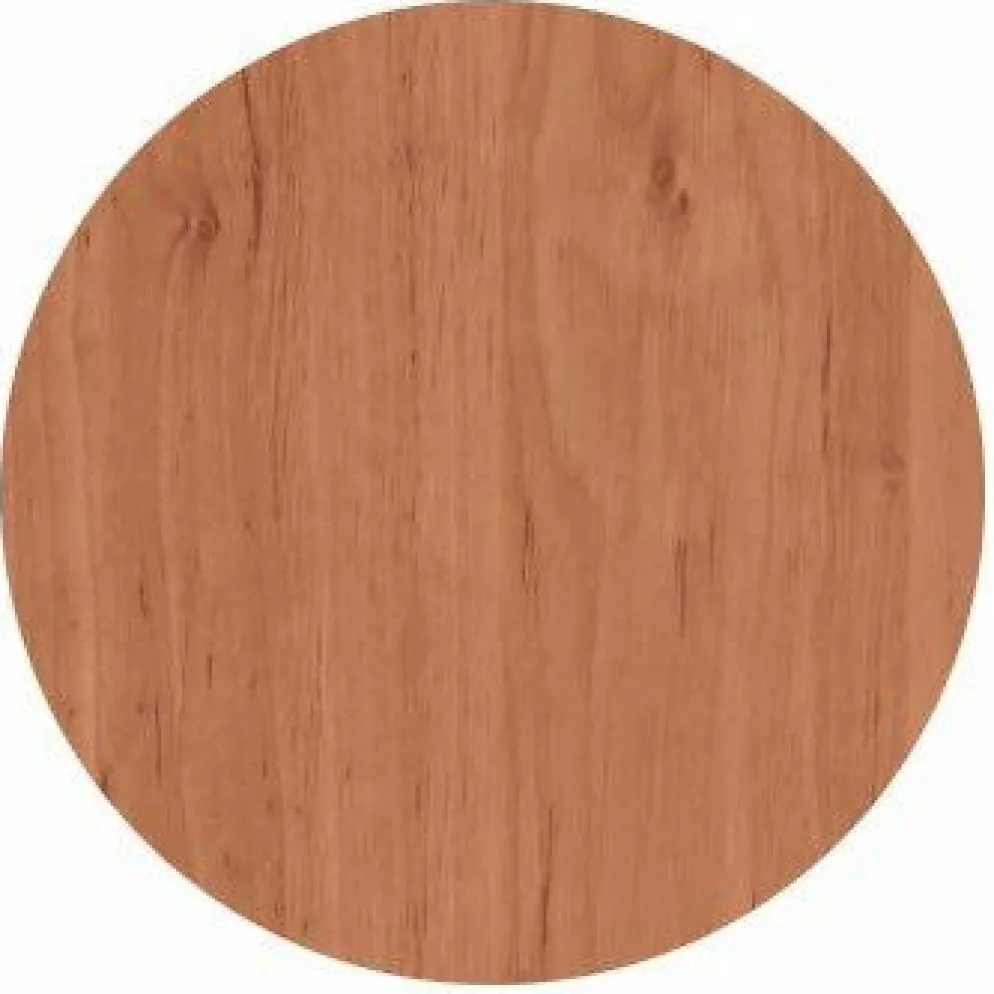 HPL-Premium Runde Tischplatte Erle Goldrot, ø 80 cm, Stärke: 2,2 cm